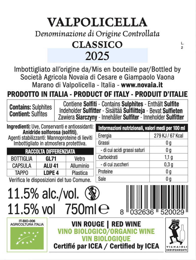Novaia Valpolicella Classico