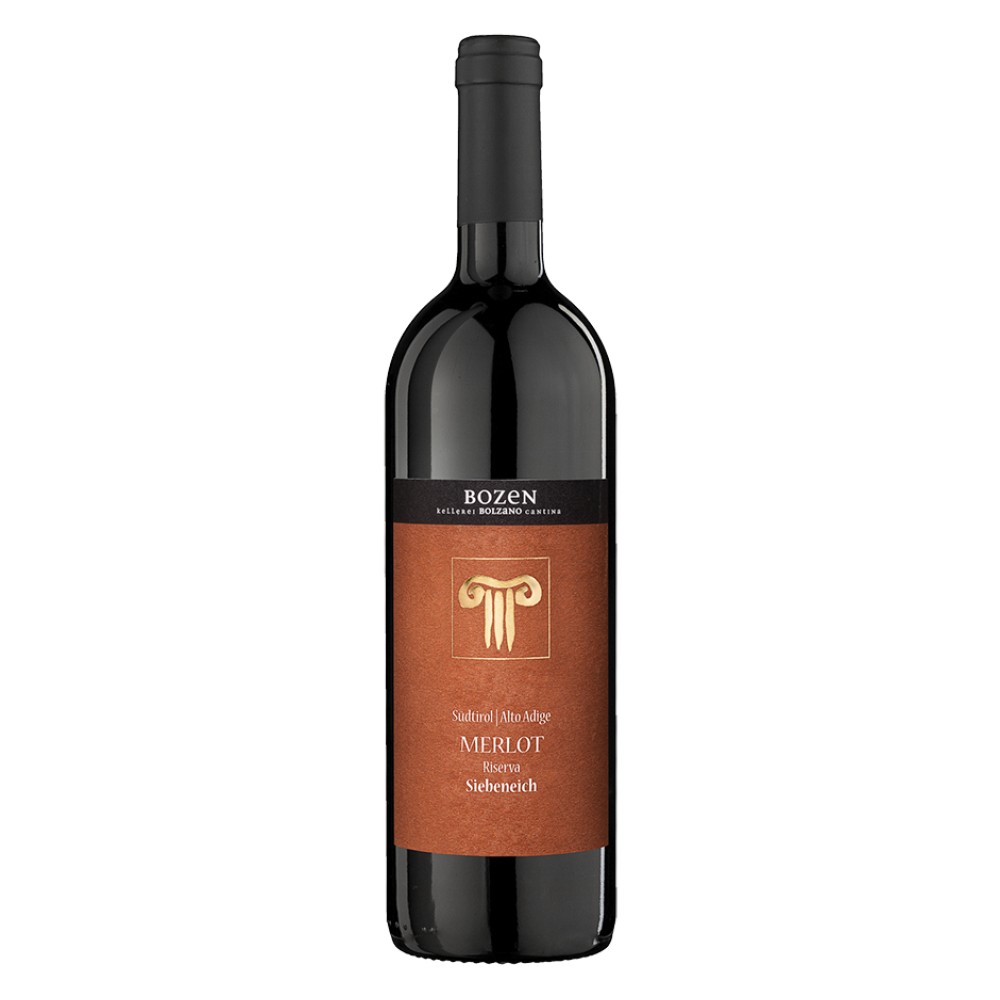 Merlot Riserva 2018 Siebeneich Magnum 1,5L - Sudtirol Alto Adige DOC - Cantina di Bolzano